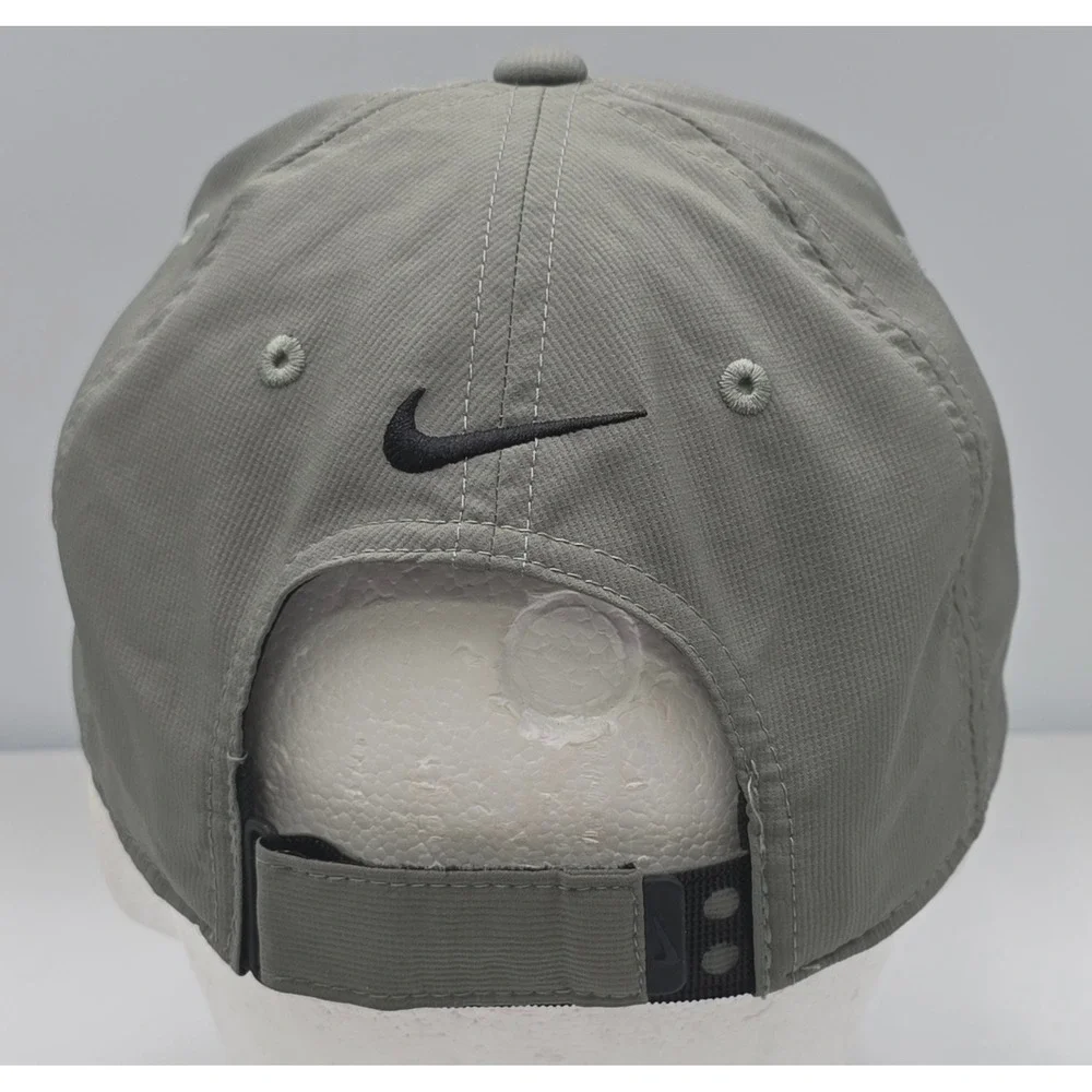 Nike Legacy91 Hat Grey Dri-FIT Strapback Swoosh Golf Cap